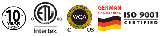 Tested and Certified by Water Quality Association