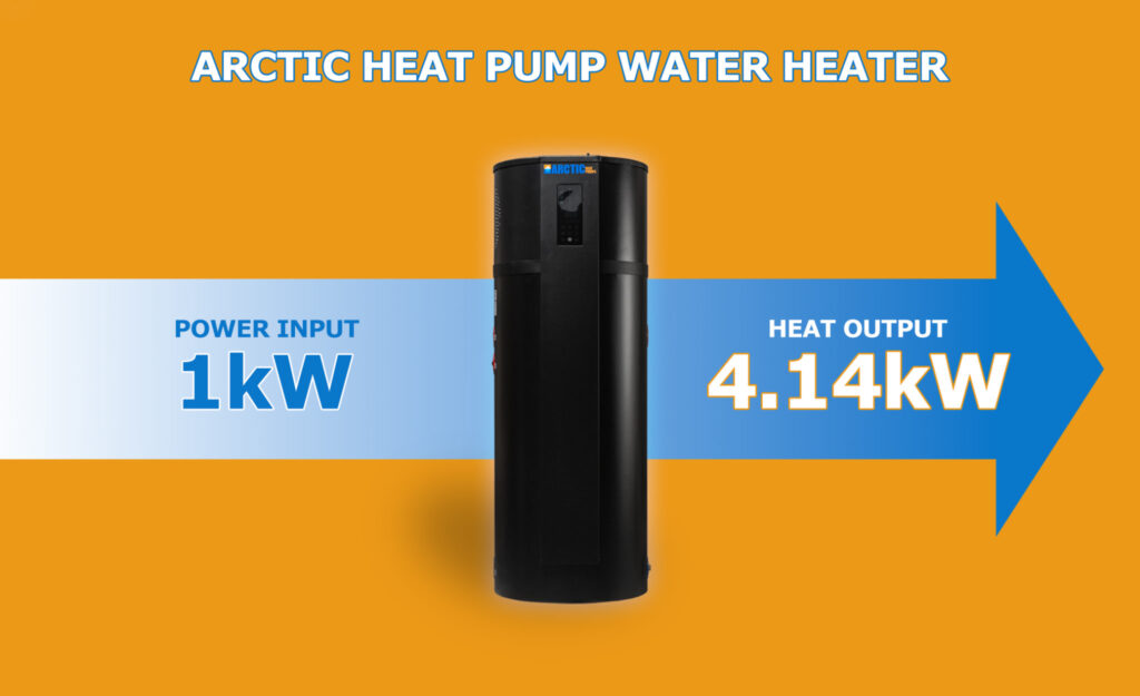 arctic heat pump water heater