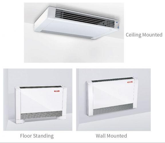 fan coil mounting options