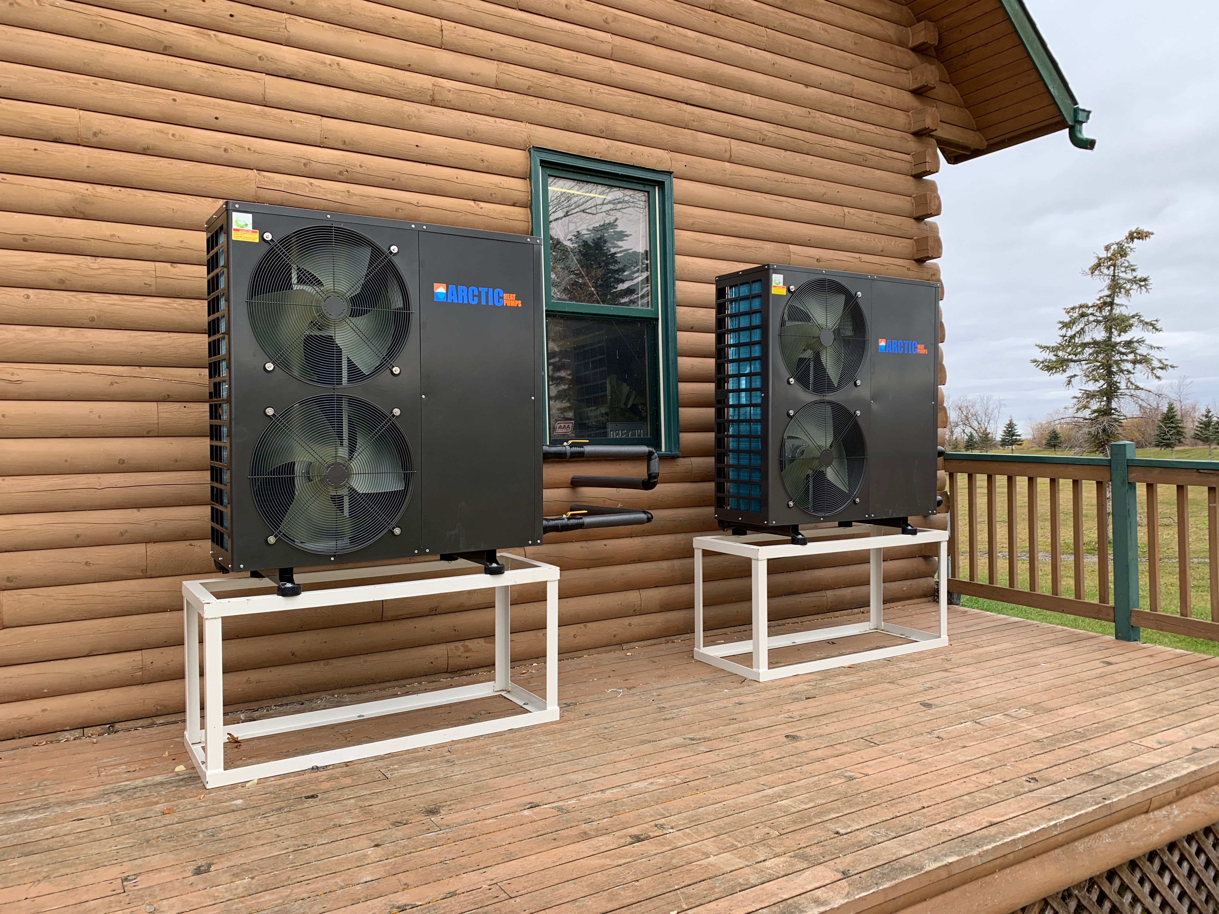 Steel Stand for Cold Climate and Pool/Spa Arctic Hydronic Air to Water Heat Pumps