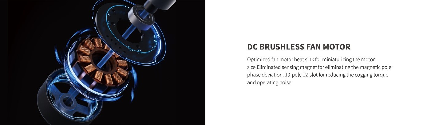 Ultra Quiet DC Brushless Fan Motor