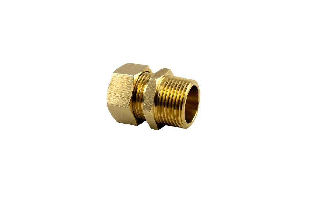 Solar Pipe Fitting Aurora 3/4” to 3/4” MPT Adapter