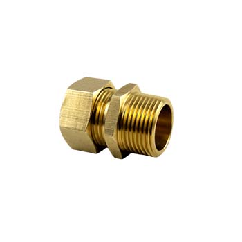 Solar Pipe Fitting Aurora 3/4” to 3/4” MPT Adapter