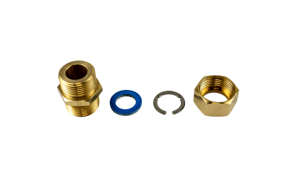 Solar Pipe Fitting Aurora 3/4” to 3/4” MPT Adapter