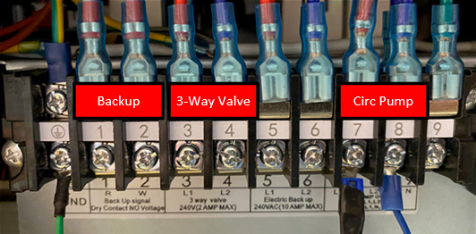 Circulation Pump 3 Way Valve Output
