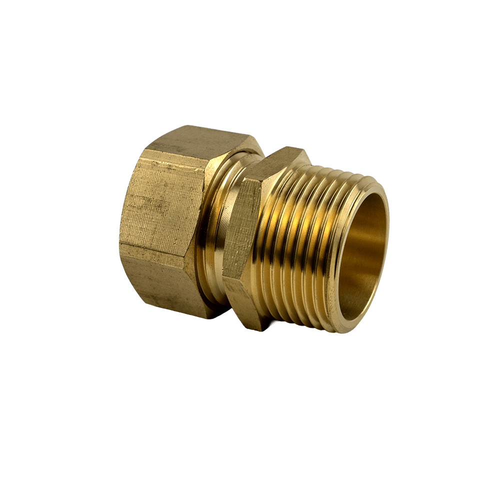 Solar Pipe Fitting - Aurora 1" to 1" MPT Adapter
