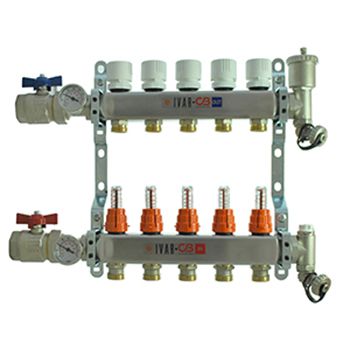 5 Port Manifold with 1/2