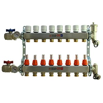 8 Port Manifold with 1/2