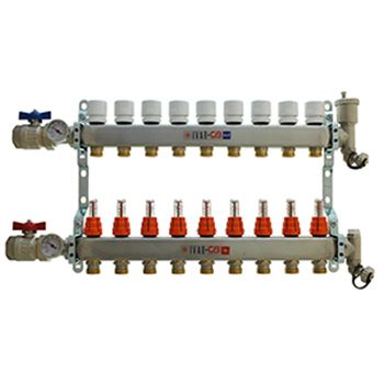 9 Port Manifold with 1/2