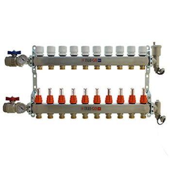 10 Port Manifold with 1/2