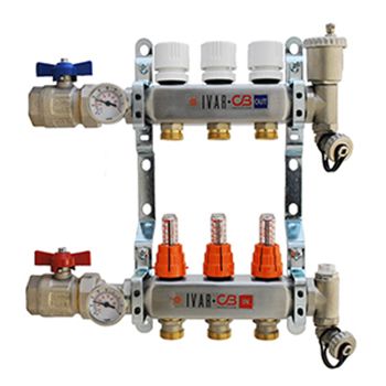 IVAR RADIANT FLOOR HEATING MANIFOLD 1