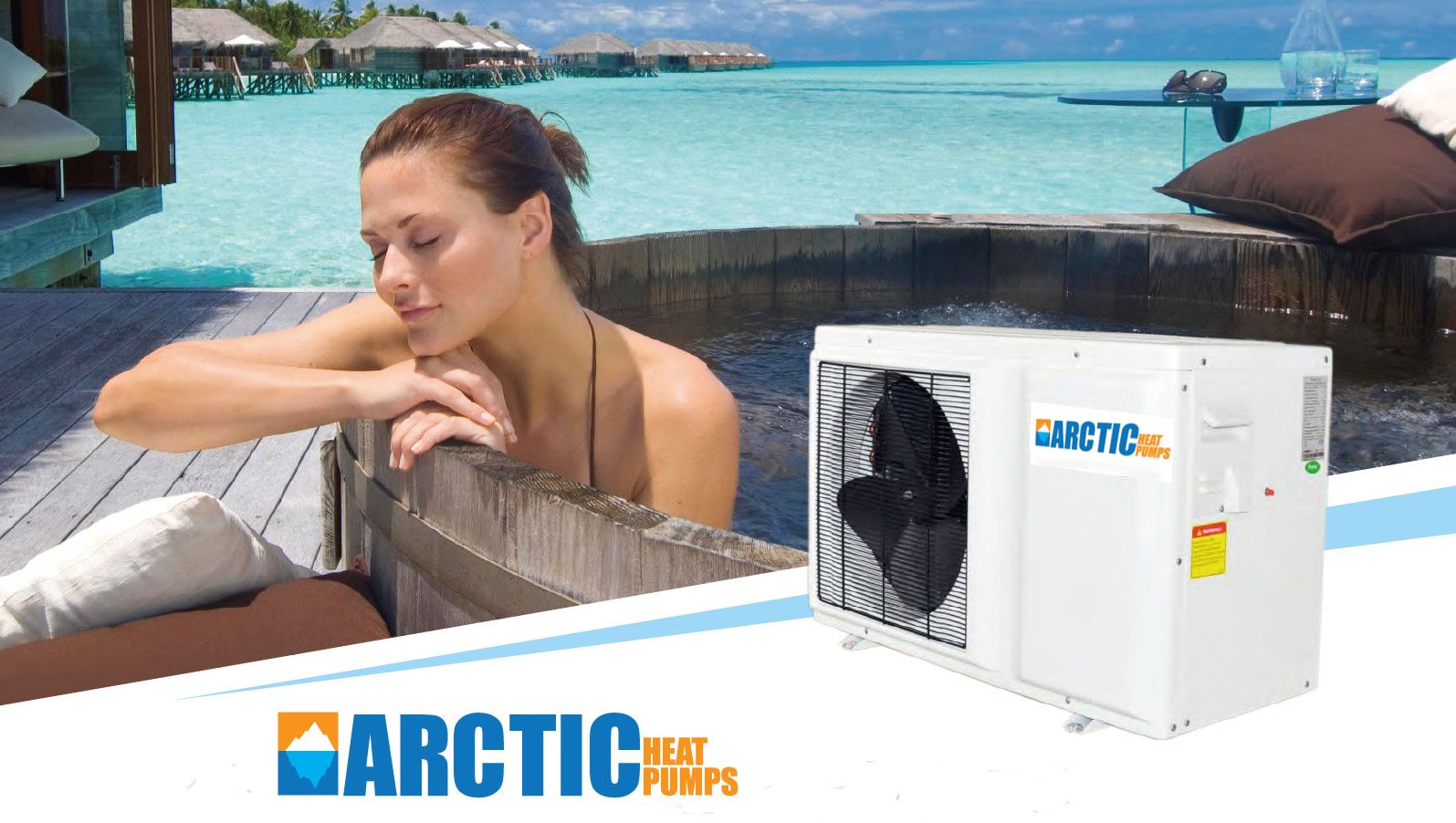 Arctic Titanium Heat Pump for Swimming Pools and Spas - 040ZA/B